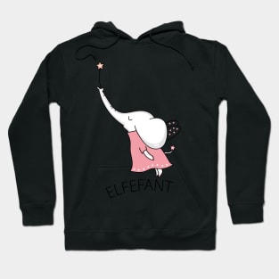 Do you love puns and puns? Then the funny elephant is perfect as a fairy. Hoodie